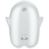 SATISFYER - GLOWING GHOST AIR PULSE & VIBRADOR BLANCO